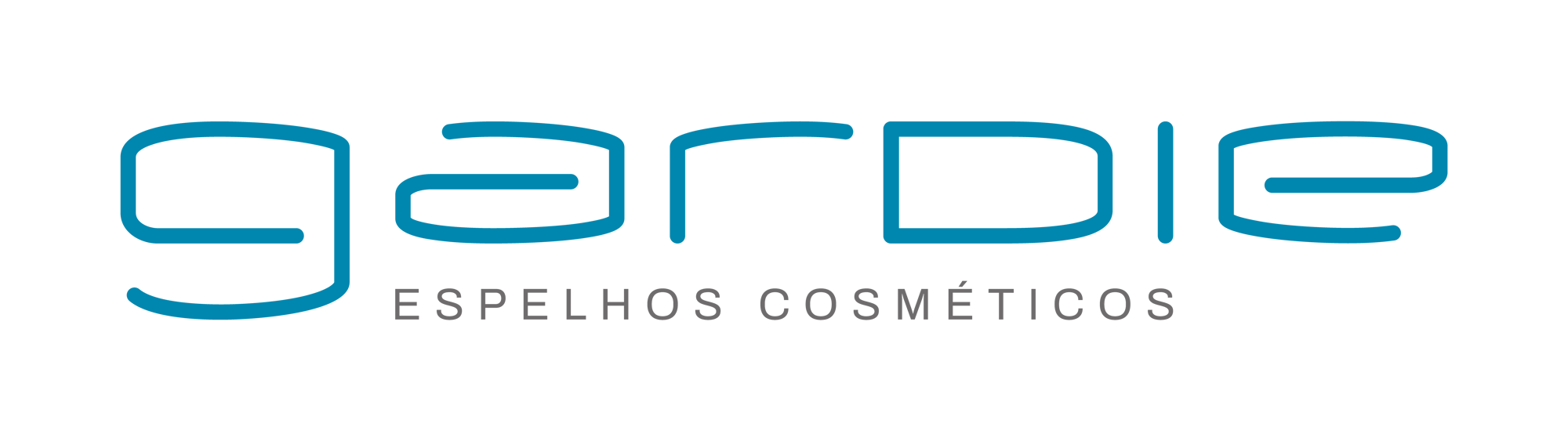 logo da gardie espelhos cosméticos nas cores originais